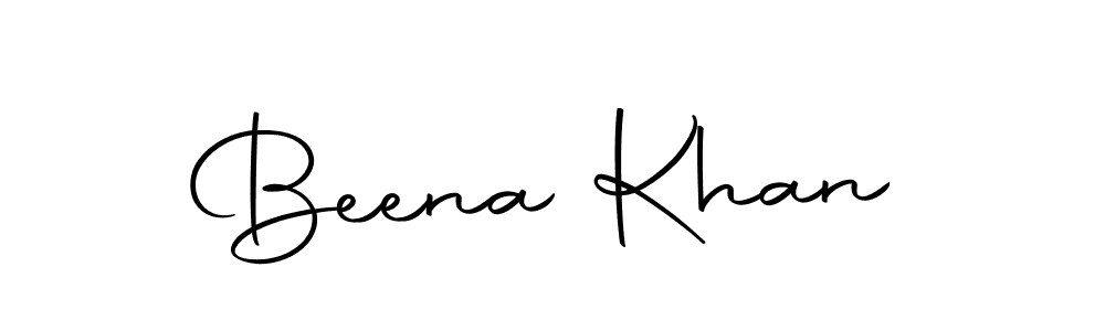 Also we have Beena Khan name is the best signature style. Create professional handwritten signature collection using Autography-DOLnW autograph style. Beena Khan signature style 10 images and pictures png