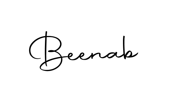 Here are the top 10 professional signature styles for the name Beenab. These are the best autograph styles you can use for your name. Beenab signature style 10 images and pictures png