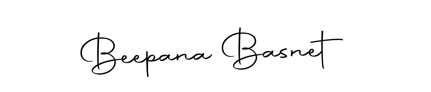 Design your own signature with our free online signature maker. With this signature software, you can create a handwritten (Autography-DOLnW) signature for name Beepana Basnet. Beepana Basnet signature style 10 images and pictures png