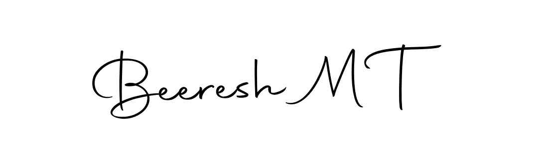 You should practise on your own different ways (Autography-DOLnW) to write your name (Beeresh M T) in signature. don't let someone else do it for you. Beeresh M T signature style 10 images and pictures png