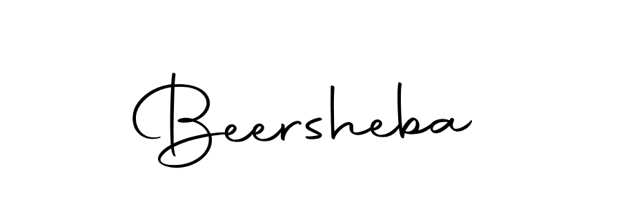 Make a beautiful signature design for name Beersheba. With this signature (Autography-DOLnW) style, you can create a handwritten signature for free. Beersheba signature style 10 images and pictures png