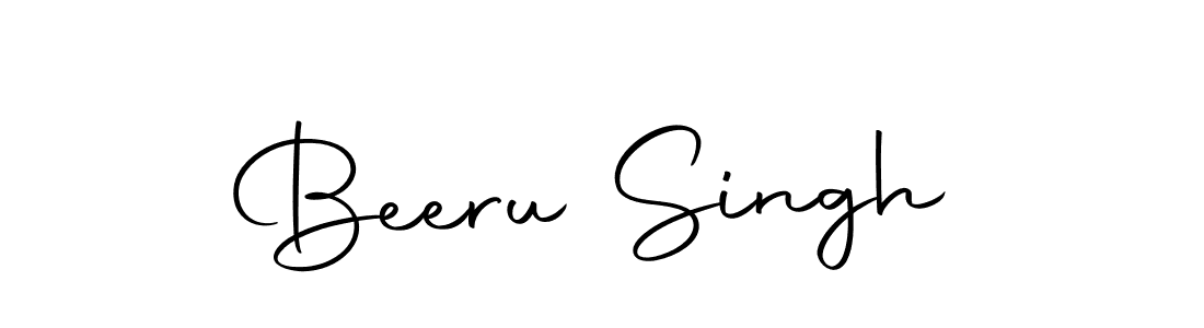 Create a beautiful signature design for name Beeru Singh. With this signature (Autography-DOLnW) fonts, you can make a handwritten signature for free. Beeru Singh signature style 10 images and pictures png