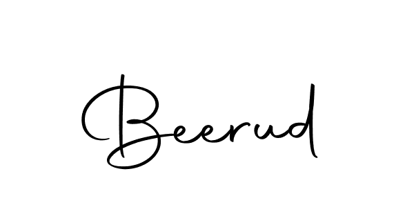 Use a signature maker to create a handwritten signature online. With this signature software, you can design (Autography-DOLnW) your own signature for name Beerud. Beerud signature style 10 images and pictures png