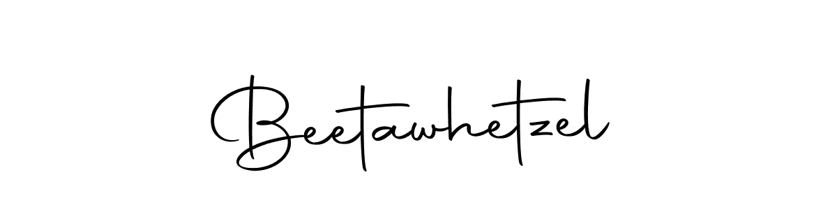How to make Beetawhetzel name signature. Use Autography-DOLnW style for creating short signs online. This is the latest handwritten sign. Beetawhetzel signature style 10 images and pictures png