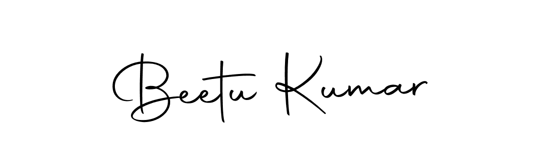 Make a beautiful signature design for name Beetu Kumar. Use this online signature maker to create a handwritten signature for free. Beetu Kumar signature style 10 images and pictures png