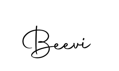 Make a beautiful signature design for name Beevi. With this signature (Autography-DOLnW) style, you can create a handwritten signature for free. Beevi signature style 10 images and pictures png