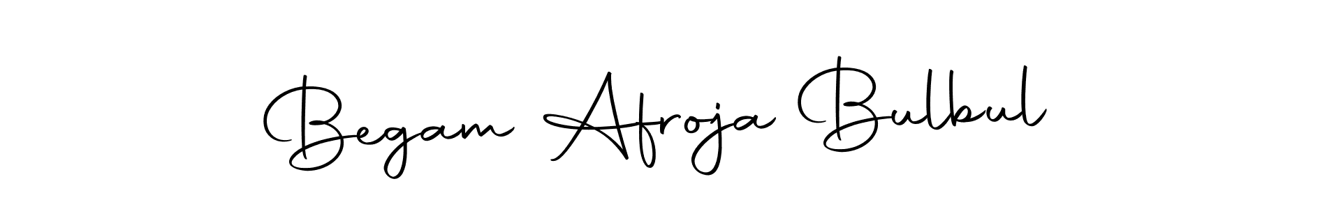 Design your own signature with our free online signature maker. With this signature software, you can create a handwritten (Autography-DOLnW) signature for name Begam Afroja Bulbul. Begam Afroja Bulbul signature style 10 images and pictures png