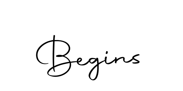 Make a beautiful signature design for name Begins. With this signature (Autography-DOLnW) style, you can create a handwritten signature for free. Begins signature style 10 images and pictures png