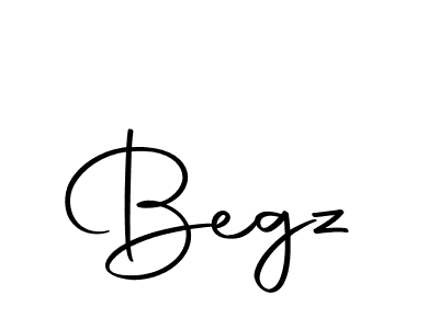 Design your own signature with our free online signature maker. With this signature software, you can create a handwritten (Autography-DOLnW) signature for name Begz. Begz signature style 10 images and pictures png