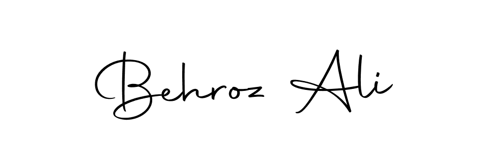 How to make Behroz Ali name signature. Use Autography-DOLnW style for creating short signs online. This is the latest handwritten sign. Behroz Ali signature style 10 images and pictures png