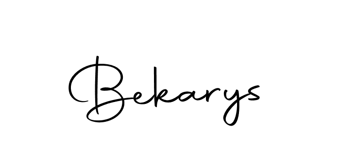 Make a beautiful signature design for name Bekarys. With this signature (Autography-DOLnW) style, you can create a handwritten signature for free. Bekarys signature style 10 images and pictures png