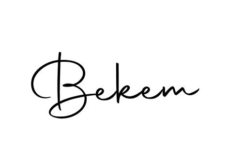 Create a beautiful signature design for name Bekem. With this signature (Autography-DOLnW) fonts, you can make a handwritten signature for free. Bekem signature style 10 images and pictures png