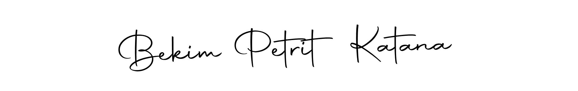 How to make Bekim Petrit Katana name signature. Use Autography-DOLnW style for creating short signs online. This is the latest handwritten sign. Bekim Petrit Katana signature style 10 images and pictures png