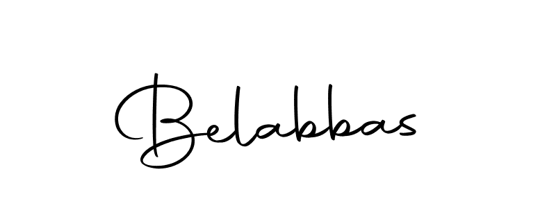Create a beautiful signature design for name Belabbas. With this signature (Autography-DOLnW) fonts, you can make a handwritten signature for free. Belabbas signature style 10 images and pictures png