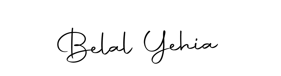 Make a short Belal Yehia signature style. Manage your documents anywhere anytime using Autography-DOLnW. Create and add eSignatures, submit forms, share and send files easily. Belal Yehia signature style 10 images and pictures png