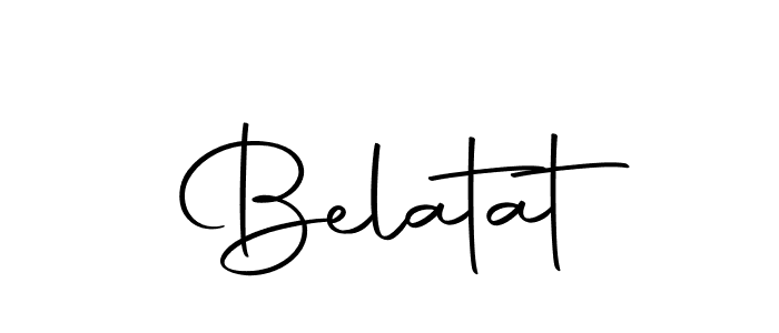 Create a beautiful signature design for name Belatat. With this signature (Autography-DOLnW) fonts, you can make a handwritten signature for free. Belatat signature style 10 images and pictures png