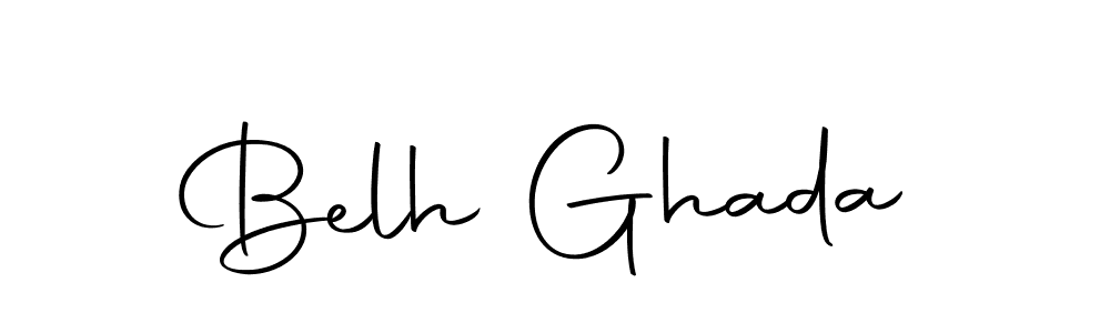Similarly Autography-DOLnW is the best handwritten signature design. Signature creator online .You can use it as an online autograph creator for name Belh Ghada. Belh Ghada signature style 10 images and pictures png