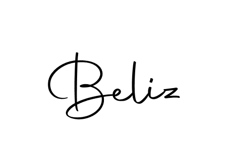 You should practise on your own different ways (Autography-DOLnW) to write your name (Beliz) in signature. don't let someone else do it for you. Beliz signature style 10 images and pictures png