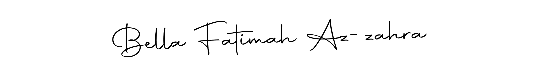 Bella Fatimah Az-zahra stylish signature style. Best Handwritten Sign (Autography-DOLnW) for my name. Handwritten Signature Collection Ideas for my name Bella Fatimah Az-zahra. Bella Fatimah Az-zahra signature style 10 images and pictures png