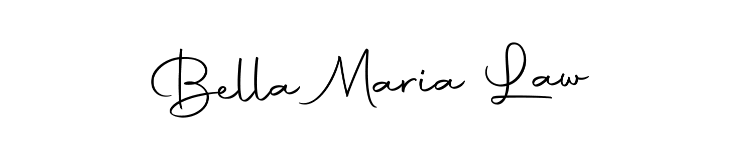 Make a beautiful signature design for name Bella Maria Law. With this signature (Autography-DOLnW) style, you can create a handwritten signature for free. Bella Maria Law signature style 10 images and pictures png