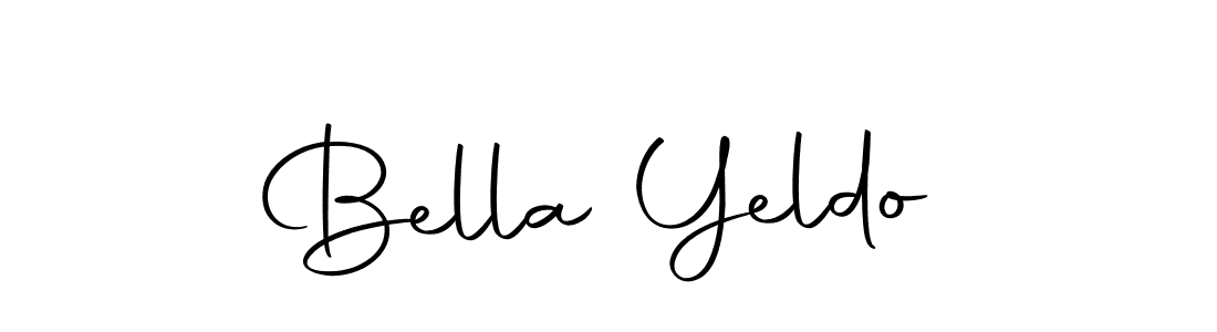 Bella Yeldo stylish signature style. Best Handwritten Sign (Autography-DOLnW) for my name. Handwritten Signature Collection Ideas for my name Bella Yeldo. Bella Yeldo signature style 10 images and pictures png