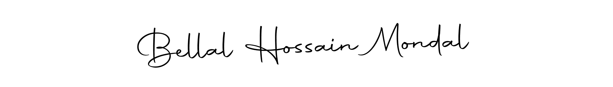 Make a beautiful signature design for name Bellal Hossain Mondal. With this signature (Autography-DOLnW) style, you can create a handwritten signature for free. Bellal Hossain Mondal signature style 10 images and pictures png