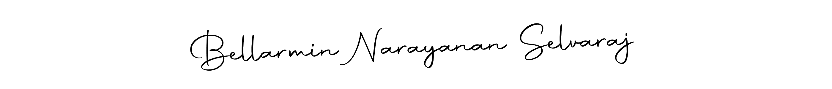 Use a signature maker to create a handwritten signature online. With this signature software, you can design (Autography-DOLnW) your own signature for name Bellarmin Narayanan Selvaraj. Bellarmin Narayanan Selvaraj signature style 10 images and pictures png