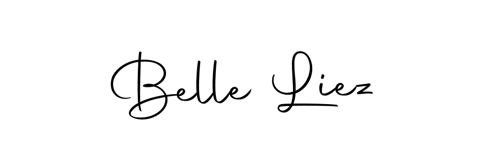 Autography-DOLnW is a professional signature style that is perfect for those who want to add a touch of class to their signature. It is also a great choice for those who want to make their signature more unique. Get Belle Liez name to fancy signature for free. Belle Liez signature style 10 images and pictures png