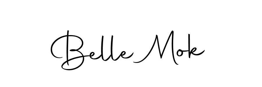 Make a beautiful signature design for name Belle Mok. With this signature (Autography-DOLnW) style, you can create a handwritten signature for free. Belle Mok signature style 10 images and pictures png