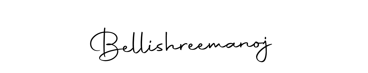 Use a signature maker to create a handwritten signature online. With this signature software, you can design (Autography-DOLnW) your own signature for name Bellishreemanoj. Bellishreemanoj signature style 10 images and pictures png