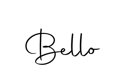 Make a beautiful signature design for name Bello. With this signature (Autography-DOLnW) style, you can create a handwritten signature for free. Bello signature style 10 images and pictures png