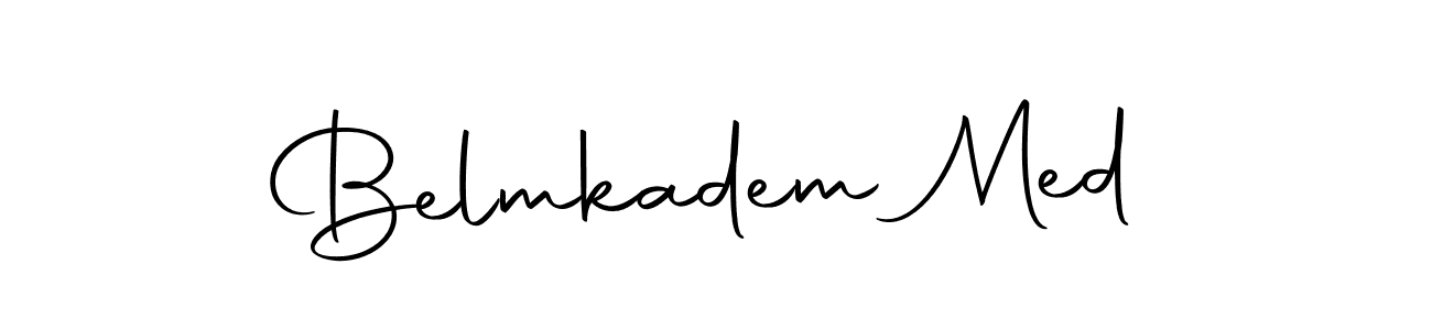 Use a signature maker to create a handwritten signature online. With this signature software, you can design (Autography-DOLnW) your own signature for name Belmkadem Med. Belmkadem Med signature style 10 images and pictures png