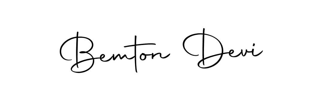 Bemton Devi stylish signature style. Best Handwritten Sign (Autography-DOLnW) for my name. Handwritten Signature Collection Ideas for my name Bemton Devi. Bemton Devi signature style 10 images and pictures png