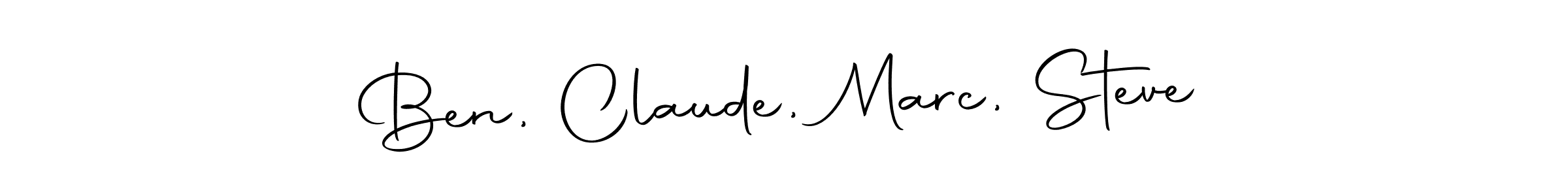 Also we have Ben, Claude, Marc, Steve name is the best signature style. Create professional handwritten signature collection using Autography-DOLnW autograph style. Ben, Claude, Marc, Steve signature style 10 images and pictures png