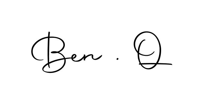 How to make Ben . Q signature? Autography-DOLnW is a professional autograph style. Create handwritten signature for Ben . Q name. Ben . Q signature style 10 images and pictures png