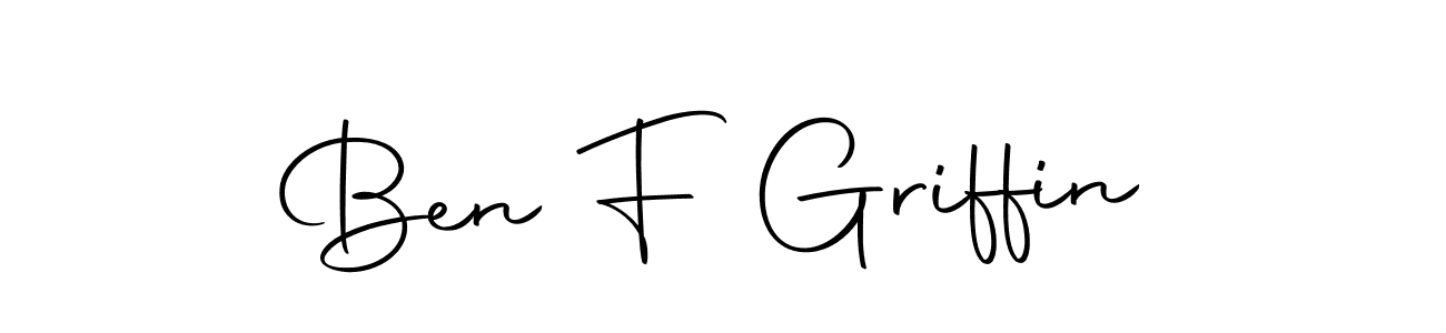 Use a signature maker to create a handwritten signature online. With this signature software, you can design (Autography-DOLnW) your own signature for name Ben F Griffin. Ben F Griffin signature style 10 images and pictures png