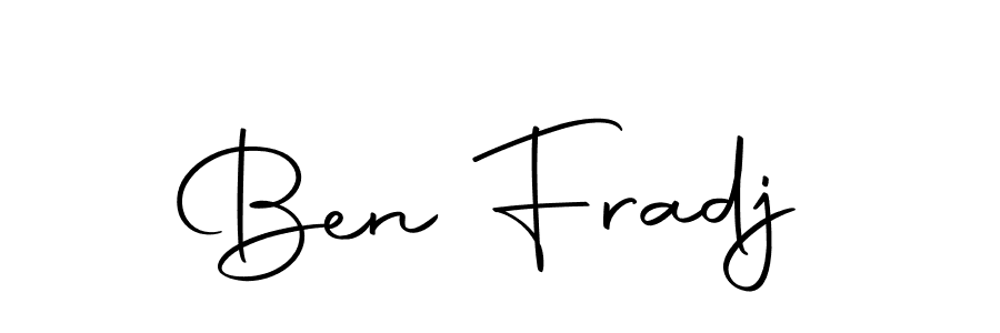 The best way (Autography-DOLnW) to make a short signature is to pick only two or three words in your name. The name Ben Fradj include a total of six letters. For converting this name. Ben Fradj signature style 10 images and pictures png