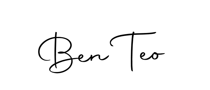 Create a beautiful signature design for name Ben Teo. With this signature (Autography-DOLnW) fonts, you can make a handwritten signature for free. Ben Teo signature style 10 images and pictures png