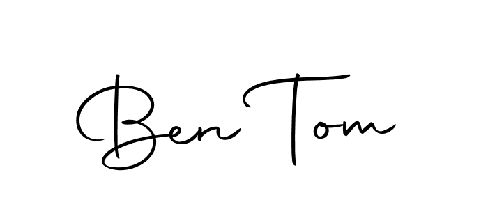 Create a beautiful signature design for name Ben Tom. With this signature (Autography-DOLnW) fonts, you can make a handwritten signature for free. Ben Tom signature style 10 images and pictures png