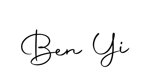 Similarly Autography-DOLnW is the best handwritten signature design. Signature creator online .You can use it as an online autograph creator for name Ben Yi. Ben Yi signature style 10 images and pictures png