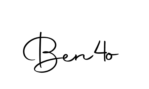 Create a beautiful signature design for name Ben4o. With this signature (Autography-DOLnW) fonts, you can make a handwritten signature for free. Ben4o signature style 10 images and pictures png