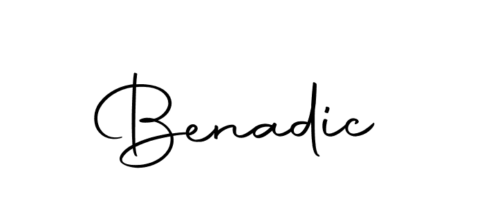 Here are the top 10 professional signature styles for the name Benadic. These are the best autograph styles you can use for your name. Benadic signature style 10 images and pictures png