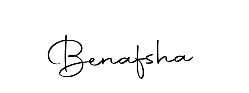 Use a signature maker to create a handwritten signature online. With this signature software, you can design (Autography-DOLnW) your own signature for name Benafsha. Benafsha signature style 10 images and pictures png