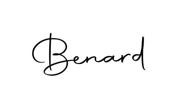 Create a beautiful signature design for name Benard. With this signature (Autography-DOLnW) fonts, you can make a handwritten signature for free. Benard signature style 10 images and pictures png