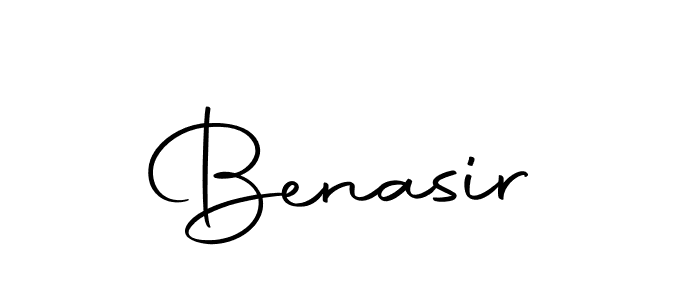 Make a beautiful signature design for name Benasir. Use this online signature maker to create a handwritten signature for free. Benasir signature style 10 images and pictures png