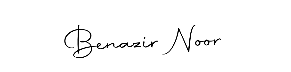 Benazir Noor stylish signature style. Best Handwritten Sign (Autography-DOLnW) for my name. Handwritten Signature Collection Ideas for my name Benazir Noor. Benazir Noor signature style 10 images and pictures png