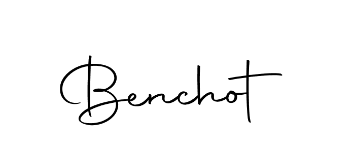 You should practise on your own different ways (Autography-DOLnW) to write your name (Benchot) in signature. don't let someone else do it for you. Benchot signature style 10 images and pictures png