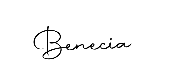 You should practise on your own different ways (Autography-DOLnW) to write your name (Benecia) in signature. don't let someone else do it for you. Benecia signature style 10 images and pictures png