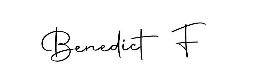 Make a beautiful signature design for name Benedict F. With this signature (Autography-DOLnW) style, you can create a handwritten signature for free. Benedict F signature style 10 images and pictures png