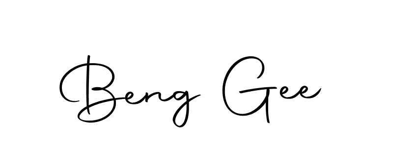 Make a beautiful signature design for name Beng Gee. Use this online signature maker to create a handwritten signature for free. Beng Gee signature style 10 images and pictures png